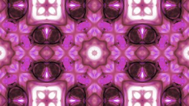 Soyut boya fırça mürekkep patlayabilir formanın düzgün kavramı simetrik desen süs dekoratif Kaleidoscope hareketi geometrik daire ve yıldız şekli