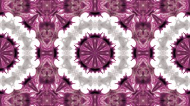 Soyut boya fırça mürekkep patlayabilir formanın düzgün kavramı simetrik desen süs dekoratif Kaleidoscope hareketi geometrik daire ve yıldız şekli