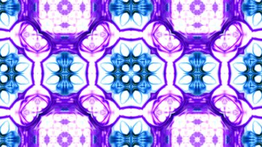 Soyut boya fırça mürekkep patlayabilir formanın düzgün kavramı simetrik desen süs dekoratif Kaleidoscope hareketi geometrik daire ve yıldız şekli