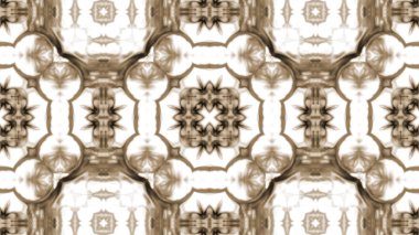 Soyut boya fırça mürekkep patlayabilir formanın düzgün kavramı simetrik desen süs dekoratif Kaleidoscope hareketi geometrik daire ve yıldız şekli