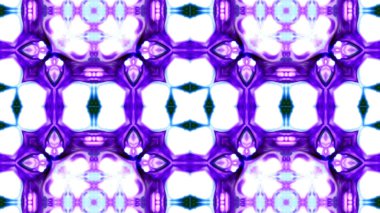 Soyut boya fırça mürekkep patlayabilir formanın düzgün kavramı simetrik desen süs dekoratif Kaleidoscope hareketi geometrik daire ve yıldız şekli