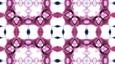 Soyut boya fırça mürekkep patlayabilir formanın düzgün kavramı simetrik desen süs dekoratif Kaleidoscope hareketi geometrik daire ve yıldız şekli