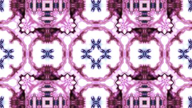 Soyut boya fırça mürekkep patlayabilir formanın düzgün kavramı simetrik desen süs dekoratif Kaleidoscope hareketi geometrik daire ve yıldız şekli