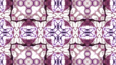 Soyut boya fırça mürekkep patlayabilir formanın düzgün kavramı simetrik desen süs dekoratif Kaleidoscope hareketi geometrik daire ve yıldız şekli