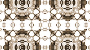 Soyut boya fırça mürekkep patlayabilir formanın düzgün kavramı simetrik desen süs dekoratif Kaleidoscope hareketi geometrik daire ve yıldız şekli