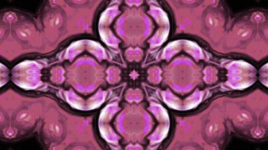 Soyut boya fırça mürekkep patlayabilir formanın düzgün kavramı simetrik desen süs dekoratif Kaleidoscope hareketi geometrik daire ve yıldız şekli