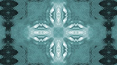 Soyut boya fırça mürekkep patlayabilir formanın düzgün kavramı simetrik desen süs dekoratif Kaleidoscope hareketi geometrik daire ve yıldız şekli