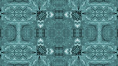 Soyut boya fırça mürekkep patlayabilir formanın düzgün kavramı simetrik desen süs dekoratif Kaleidoscope hareketi geometrik daire ve yıldız şekli