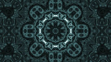 Soyut boya fırça mürekkep patlayabilir formanın düzgün kavramı simetrik desen süs dekoratif Kaleidoscope hareketi geometrik daire ve yıldız şekli