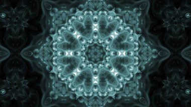 Soyut boya fırça mürekkep patlayabilir formanın düzgün kavramı simetrik desen süs dekoratif Kaleidoscope hareketi geometrik daire ve yıldız şekli