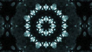 Soyut boya fırça mürekkep patlayabilir formanın düzgün kavramı simetrik desen süs dekoratif Kaleidoscope hareketi geometrik daire ve yıldız şekli