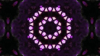 Soyut boya fırça mürekkep patlayabilir formanın düzgün kavramı simetrik desen süs dekoratif Kaleidoscope hareketi geometrik daire ve yıldız şekli