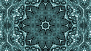 Soyut boya fırça mürekkep patlayabilir formanın düzgün kavramı simetrik desen süs dekoratif Kaleidoscope hareketi geometrik daire ve yıldız şekli