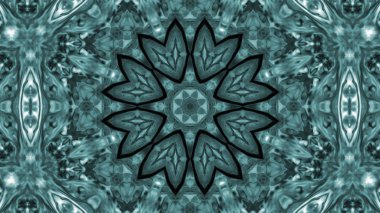 Soyut boya fırça mürekkep patlayabilir formanın düzgün kavramı simetrik desen süs dekoratif Kaleidoscope hareketi geometrik daire ve yıldız şekli