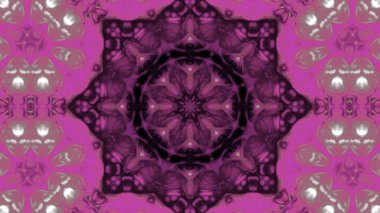 Soyut boya fırça mürekkep patlayabilir formanın düzgün kavramı simetrik desen süs dekoratif Kaleidoscope hareketi geometrik daire ve yıldız şekli