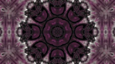 Soyut boya fırça mürekkep patlayabilir formanın düzgün kavramı simetrik desen süs dekoratif Kaleidoscope hareketi geometrik daire ve yıldız şekli