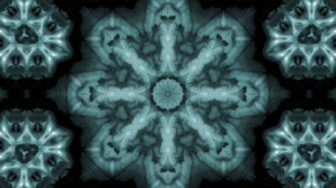 Soyut boya fırça mürekkep patlayabilir formanın düzgün kavramı simetrik desen süs dekoratif Kaleidoscope hareketi geometrik daire ve yıldız şekli