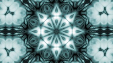 Soyut boya fırça mürekkep patlayabilir formanın düzgün kavramı simetrik desen süs dekoratif Kaleidoscope hareketi geometrik daire ve yıldız şekli