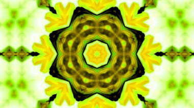 Soyut boya fırça mürekkep patlayabilir formanın düzgün kavramı simetrik desen süs dekoratif Kaleidoscope hareketi geometrik daire ve yıldız şekli