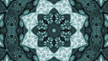 Soyut boya fırça mürekkep patlayabilir formanın düzgün kavramı simetrik desen süs dekoratif Kaleidoscope hareketi geometrik daire ve yıldız şekli