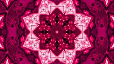 Soyut boya fırça mürekkep patlayabilir formanın düzgün kavramı simetrik desen süs dekoratif Kaleidoscope hareketi geometrik daire ve yıldız şekli