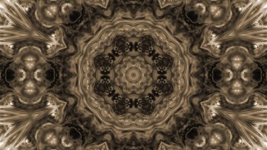 Soyut boya fırça mürekkep patlayabilir formanın düzgün kavramı simetrik desen süs dekoratif Kaleidoscope hareketi geometrik daire ve yıldız şekli