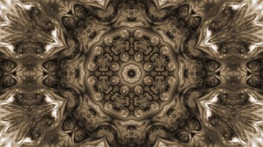 Soyut boya fırça mürekkep patlayabilir formanın düzgün kavramı simetrik desen süs dekoratif Kaleidoscope hareketi geometrik daire ve yıldız şekli