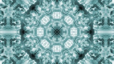 Soyut boya fırça mürekkep patlayabilir formanın düzgün kavramı simetrik desen süs dekoratif Kaleidoscope hareketi geometrik daire ve yıldız şekli