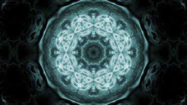 Soyut boya fırça mürekkep patlayabilir formanın düzgün kavramı simetrik desen süs dekoratif Kaleidoscope hareketi geometrik daire ve yıldız şekli