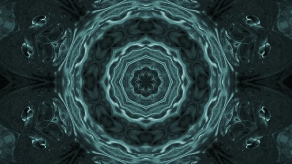 Soyut boya fırça mürekkep patlayabilir formanın düzgün kavramı simetrik desen süs dekoratif Kaleidoscope hareketi geometrik daire ve yıldız şekli