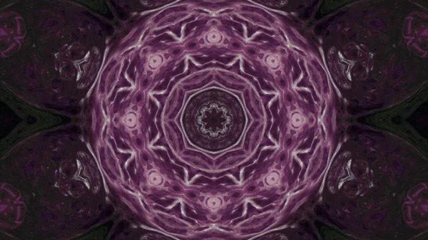 Soyut boya fırça mürekkep patlayabilir formanın düzgün kavramı simetrik desen süs dekoratif Kaleidoscope hareketi geometrik daire ve yıldız şekli