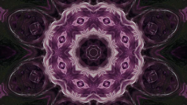 Soyut boya fırça mürekkep patlayabilir formanın düzgün kavramı simetrik desen süs dekoratif Kaleidoscope hareketi geometrik daire ve yıldız şekli