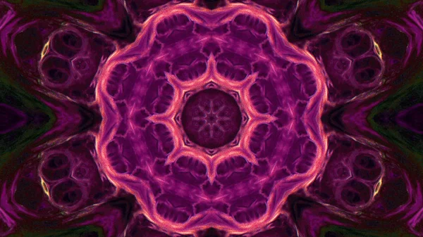 Soyut boya fırça mürekkep patlayabilir formanın düzgün kavramı simetrik desen süs dekoratif Kaleidoscope hareketi geometrik daire ve yıldız şekli