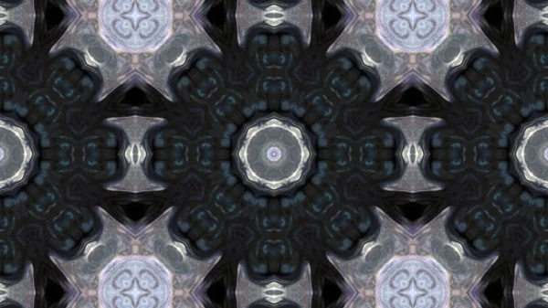 Soyut boya fırça mürekkep patlayabilir formanın düzgün kavramı simetrik desen süs dekoratif Kaleidoscope hareketi geometrik daire ve yıldız şekli