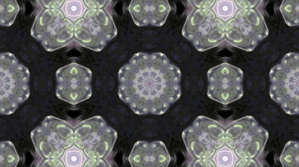 Soyut boya fırça mürekkep patlayabilir formanın düzgün kavramı simetrik desen süs dekoratif Kaleidoscope hareketi geometrik daire ve yıldız şekli