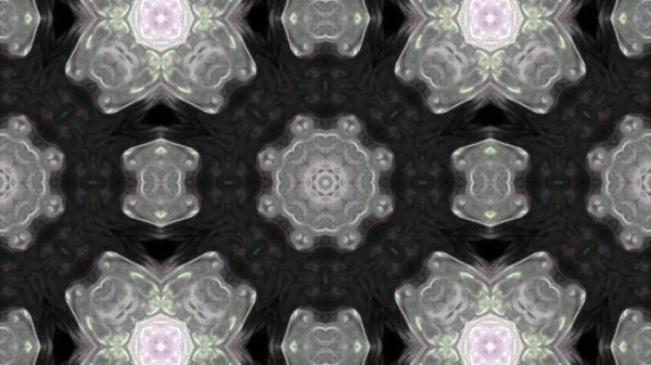 Soyut boya fırça mürekkep patlayabilir formanın düzgün kavramı simetrik desen süs dekoratif Kaleidoscope hareketi geometrik daire ve yıldız şekli