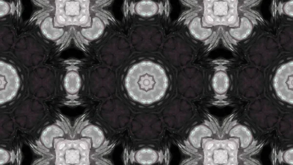 Soyut boya fırça mürekkep patlayabilir formanın düzgün kavramı simetrik desen süs dekoratif Kaleidoscope hareketi geometrik daire ve yıldız şekli