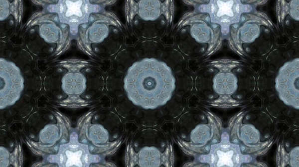 Soyut boya fırça mürekkep patlayabilir formanın düzgün kavramı simetrik desen süs dekoratif Kaleidoscope hareketi geometrik daire ve yıldız şekli