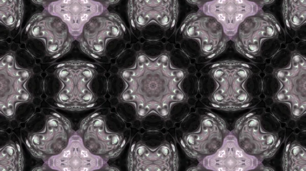 Soyut boya fırça mürekkep patlayabilir formanın düzgün kavramı simetrik desen süs dekoratif Kaleidoscope hareketi geometrik daire ve yıldız şekli