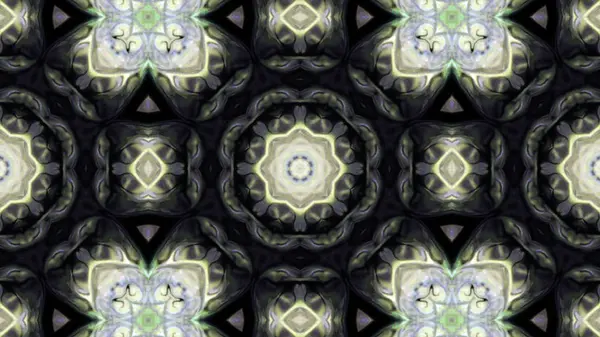 Soyut boya fırça mürekkep patlayabilir formanın düzgün kavramı simetrik desen süs dekoratif Kaleidoscope hareketi geometrik daire ve yıldız şekli