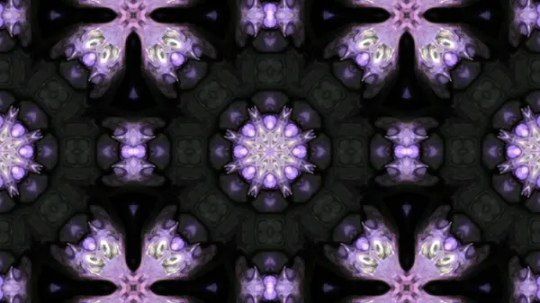 Soyut boya fırça mürekkep patlayabilir formanın düzgün kavramı simetrik desen süs dekoratif Kaleidoscope hareketi geometrik daire ve yıldız şekli