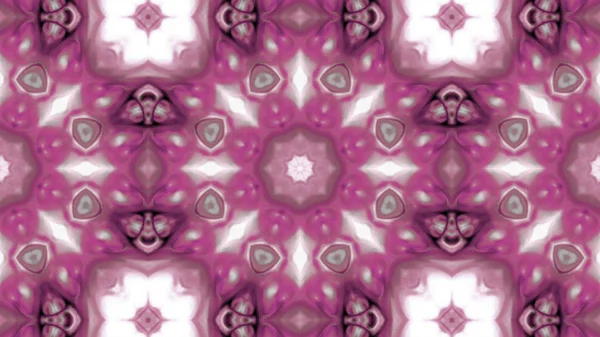 Soyut boya fırça mürekkep patlayabilir formanın düzgün kavramı simetrik desen süs dekoratif Kaleidoscope hareketi geometrik daire ve yıldız şekli