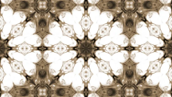 Soyut boya fırça mürekkep patlayabilir formanın düzgün kavramı simetrik desen süs dekoratif Kaleidoscope hareketi geometrik daire ve yıldız şekli