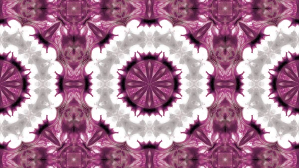 Soyut boya fırça mürekkep patlayabilir formanın düzgün kavramı simetrik desen süs dekoratif Kaleidoscope hareketi geometrik daire ve yıldız şekli