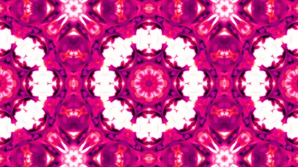 Soyut boya fırça mürekkep patlayabilir formanın düzgün kavramı simetrik desen süs dekoratif Kaleidoscope hareketi geometrik daire ve yıldız şekli