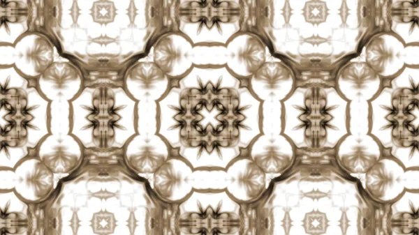 Soyut boya fırça mürekkep patlayabilir formanın düzgün kavramı simetrik desen süs dekoratif Kaleidoscope hareketi geometrik daire ve yıldız şekli