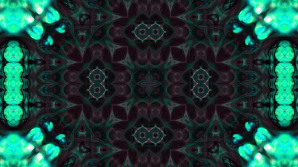 Soyut boya fırça mürekkep patlayabilir formanın düzgün kavramı simetrik desen süs dekoratif Kaleidoscope hareketi geometrik daire ve yıldız şekli