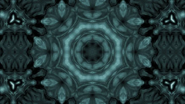 Soyut boya fırça mürekkep patlayabilir formanın düzgün kavramı simetrik desen süs dekoratif Kaleidoscope hareketi geometrik daire ve yıldız şekli