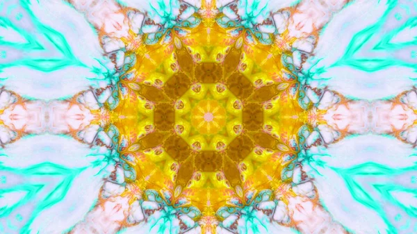 Spread Smooth Concept Symmetric Pattern Ornamental Decorative Kaleidoscope Movement Geometric — Stok Foto