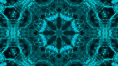 Soyut boya fırça mürekkep patlayabilir formanın düzgün kavramı simetrik desen süs dekoratif Kaleidoscope hareketi geometrik daire ve yıldız şekli